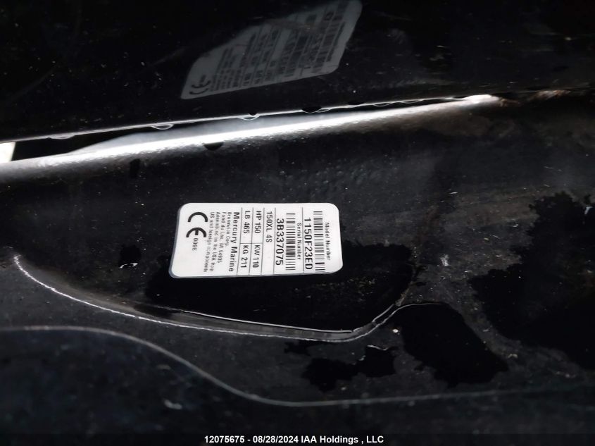 2023 Mercury Unknown VIN: 3B337075XXXXXXXXX Lot: 12075675