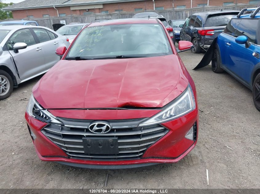 2019 Hyundai Elantra Preferred VIN: KMHD84LF2KU788594 Lot: 12075704