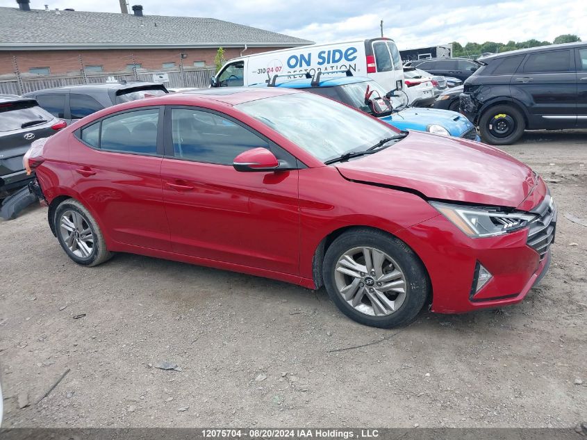 2019 Hyundai Elantra Preferred VIN: KMHD84LF2KU788594 Lot: 12075704