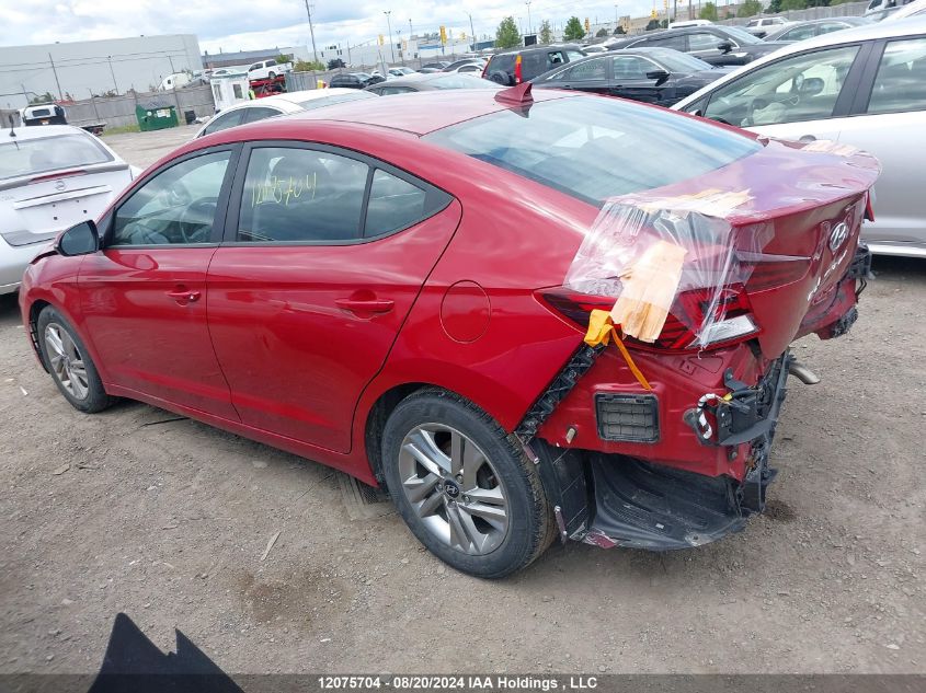 2019 Hyundai Elantra Preferred VIN: KMHD84LF2KU788594 Lot: 12075704