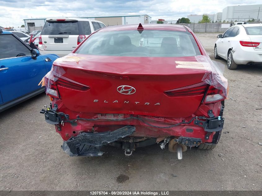 2019 Hyundai Elantra Preferred VIN: KMHD84LF2KU788594 Lot: 12075704