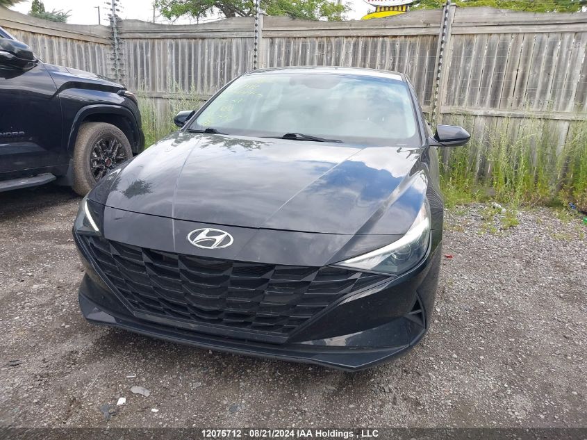 2021 Hyundai Elantra Sel VIN: KMHLM4AG1MU140914 Lot: 12075712