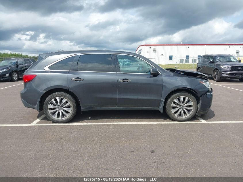 2014 Acura Mdx Technology VIN: 5FRYD4H42EB506782 Lot: 12075715