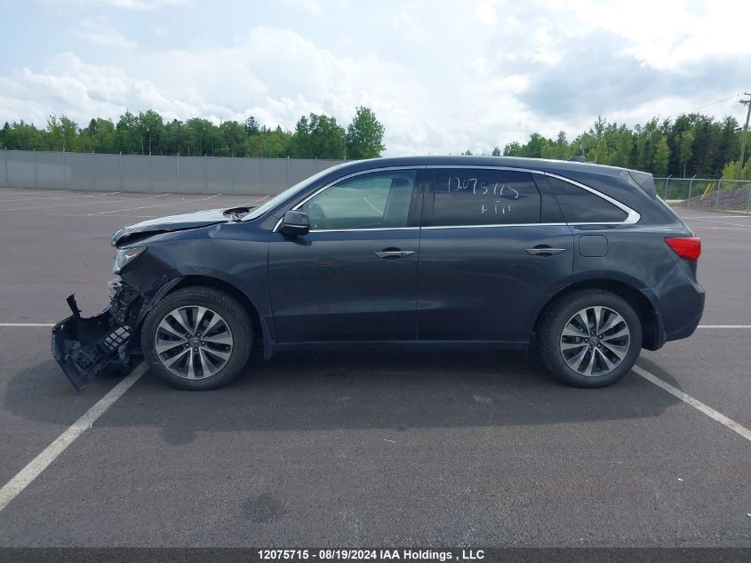 2014 Acura Mdx Technology VIN: 5FRYD4H42EB506782 Lot: 12075715