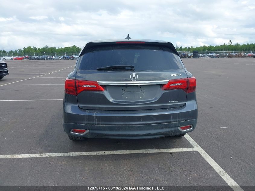 2014 Acura Mdx Technology VIN: 5FRYD4H42EB506782 Lot: 12075715