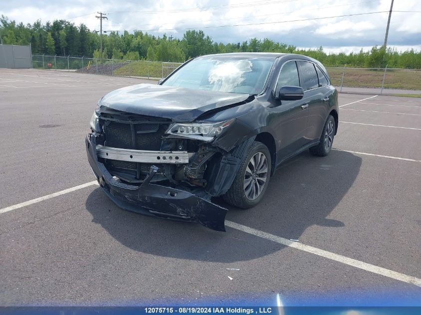 2014 Acura Mdx Technology VIN: 5FRYD4H42EB506782 Lot: 12075715