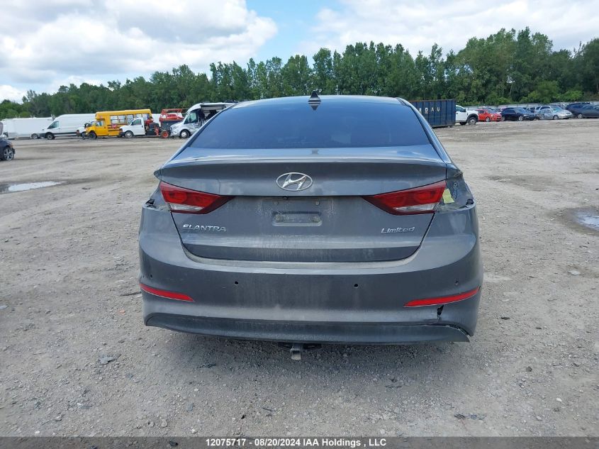 2017 Hyundai Elantra Limited VIN: KMHD84LF5HU137758 Lot: 12075717