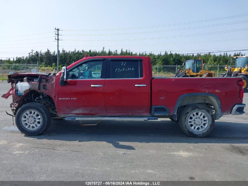 2022 Chevrolet Silverado K2500 Heavy Duty Ltz VIN: 1GC4YPEY8NF332502 Lot: 12075727