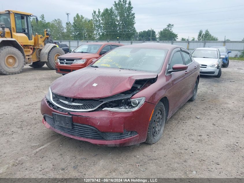 2016 Chrysler 200 Lx VIN: 1C3CCCFBXGN105435 Lot: 12075742