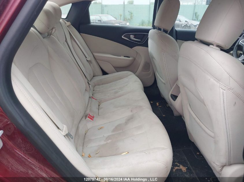 2016 Chrysler 200 Lx VIN: 1C3CCCFBXGN105435 Lot: 12075742