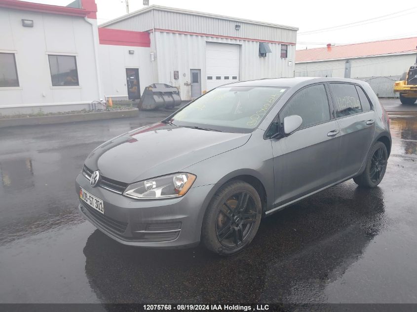 2017 Volkswagen Golf VIN: 3VW117AU2HM004276 Lot: 12075768