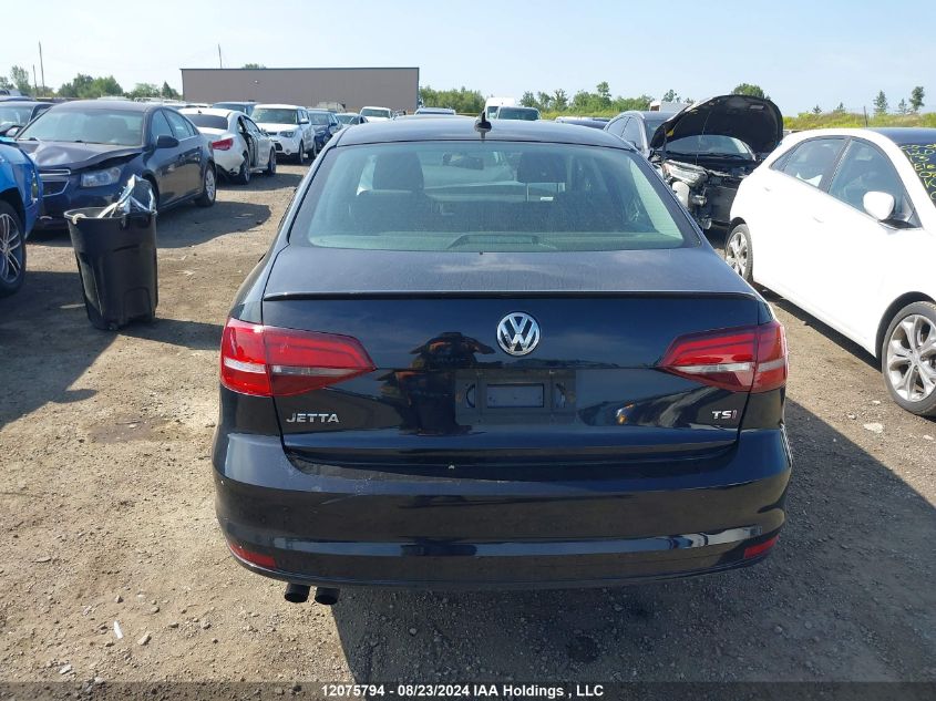 2017 Volkswagen Jetta Se VIN: 3VWDB7AJ1HM374814 Lot: 12075794