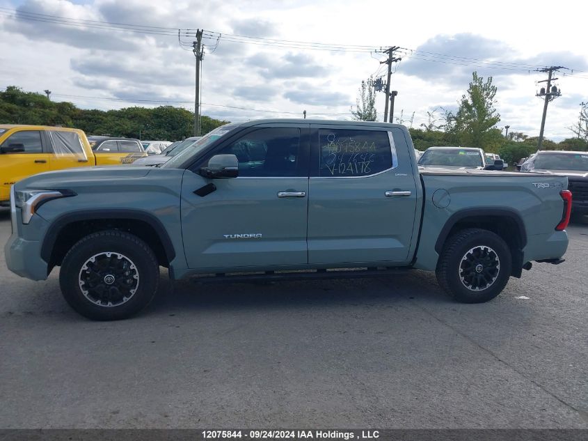 2023 Toyota Tundra Crewmax Limited VIN: 5TFJA5DB7PX124178 Lot: 12075844