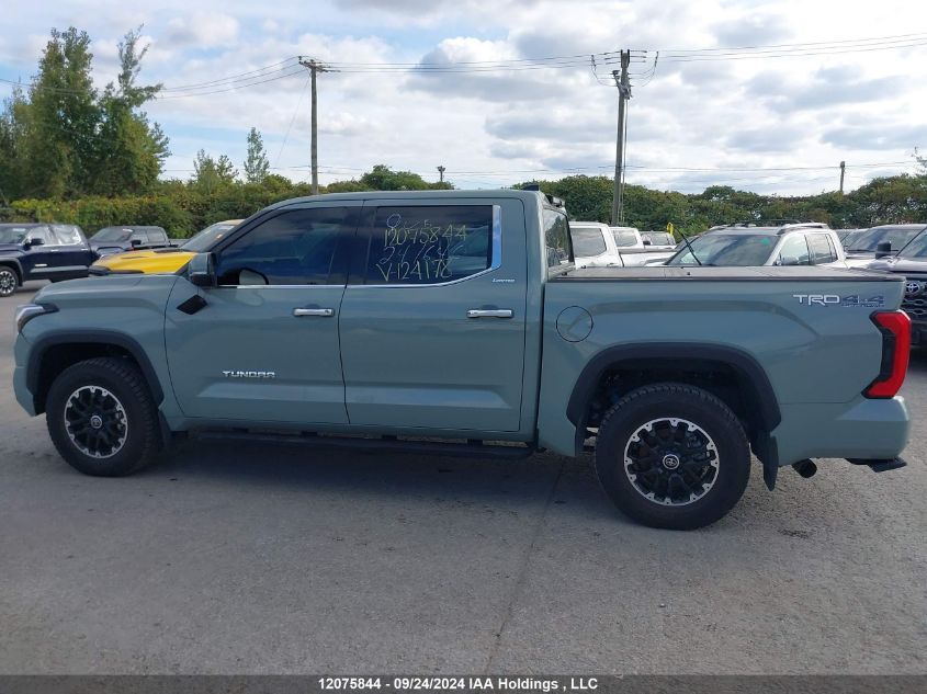 2023 Toyota Tundra Crewmax Limited VIN: 5TFJA5DB7PX124178 Lot: 12075844