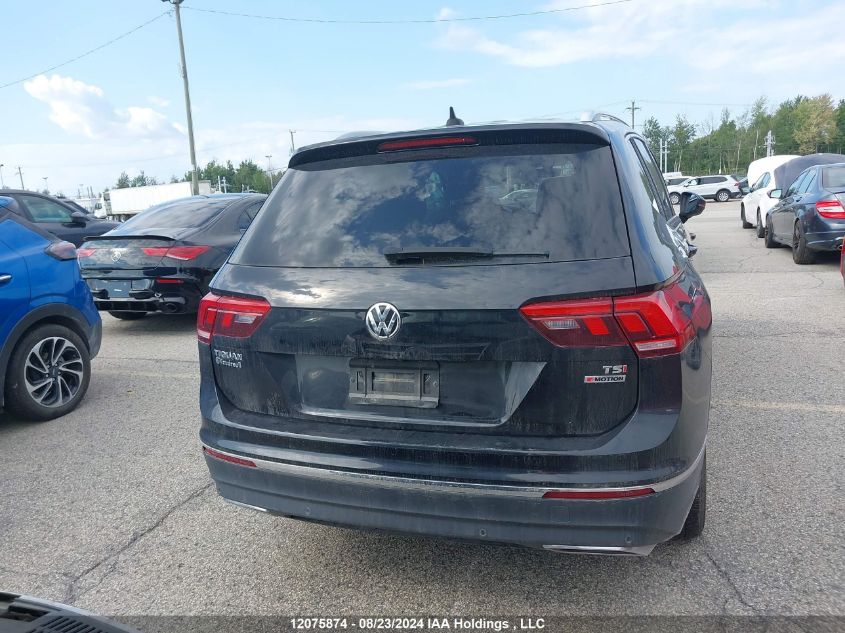 2018 Volkswagen Tiguan VIN: 3VV4B7AX4JM036144 Lot: 12075874