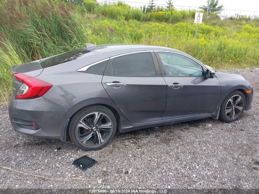 2017 Honda Civic Touring VIN: 2HGFC1F90HH107510 Lot: 12075890