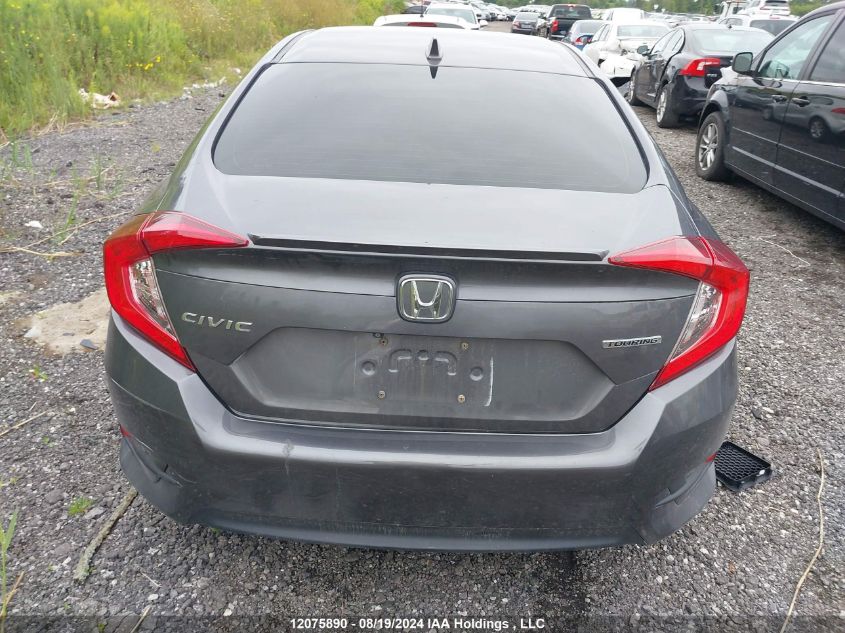 2017 Honda Civic Touring VIN: 2HGFC1F90HH107510 Lot: 12075890