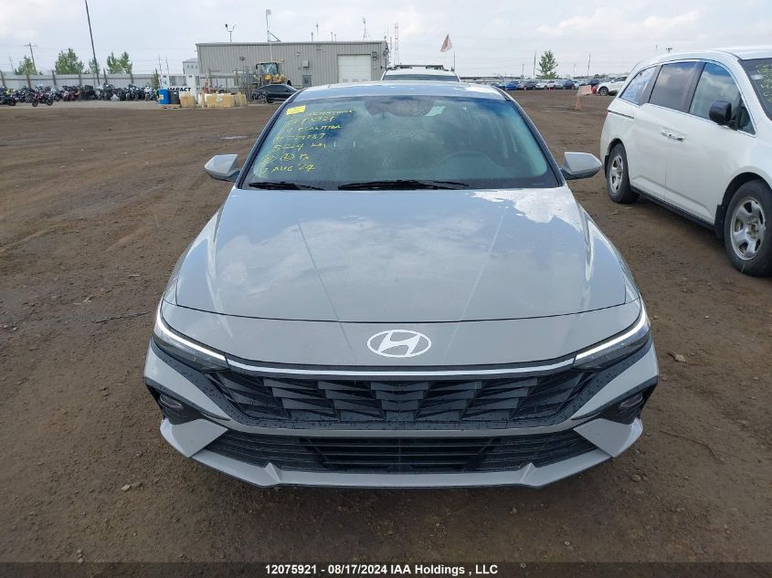 2024 Hyundai Elantra Preferred W/Tech Package VIN: KMHLM4DG5RU729287 Lot: 12075921