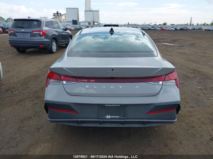 2024 Hyundai Elantra Preferred W/Tech Package VIN: KMHLM4DG5RU729287 Lot: 12075921