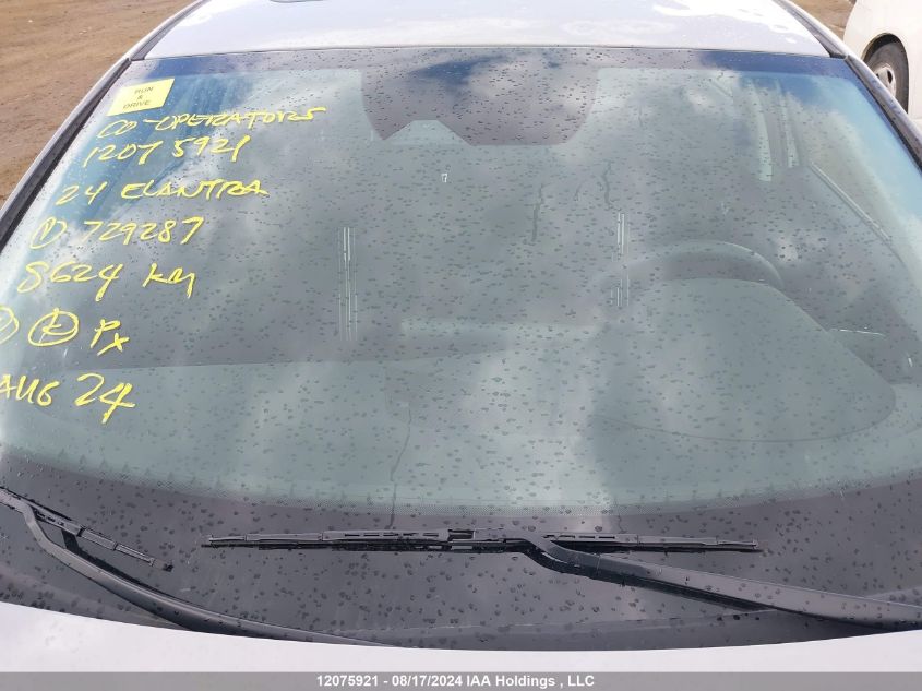 2024 Hyundai Elantra Preferred W/Tech Package VIN: KMHLM4DG5RU729287 Lot: 12075921