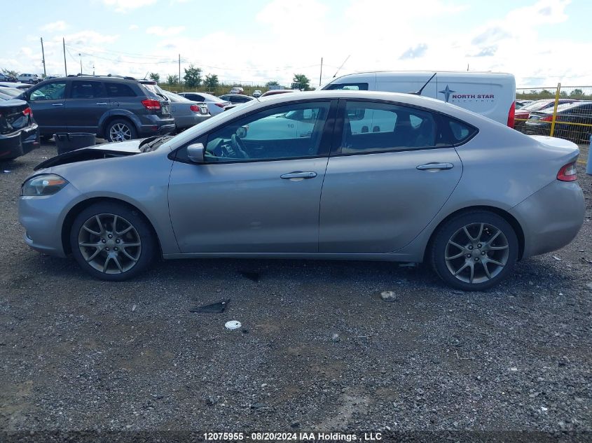 2014 Dodge Dart Sxt VIN: 1C3CDFBB6ED857656 Lot: 12075955