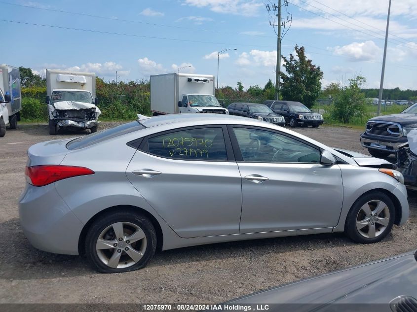 2013 Hyundai Elantra Gl VIN: 5NPDH4AE7DH271979 Lot: 12075970