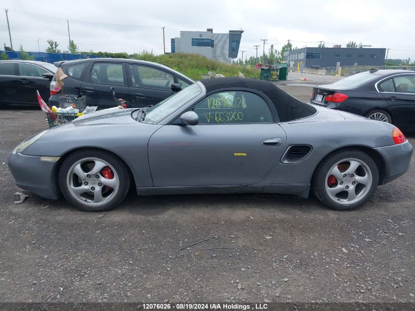 2002 Porsche Boxster S VIN: WP0CB29812U663200 Lot: 12076026