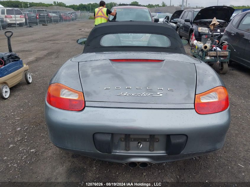 2002 Porsche Boxster S VIN: WP0CB29812U663200 Lot: 12076026