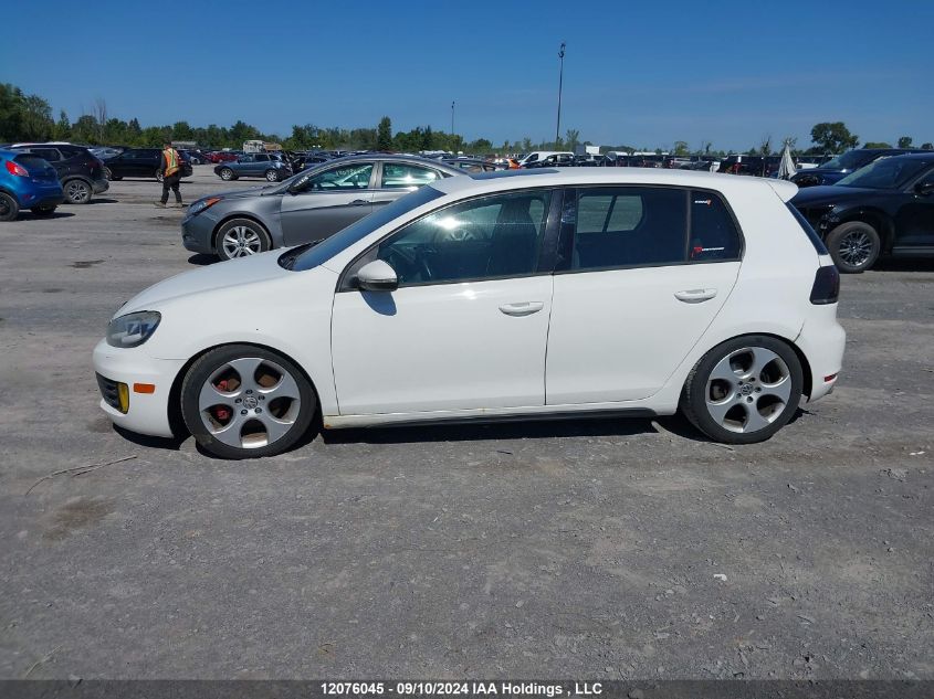 2010 Volkswagen Gti VIN: WVWGV7AJ1AW243332 Lot: 12076045