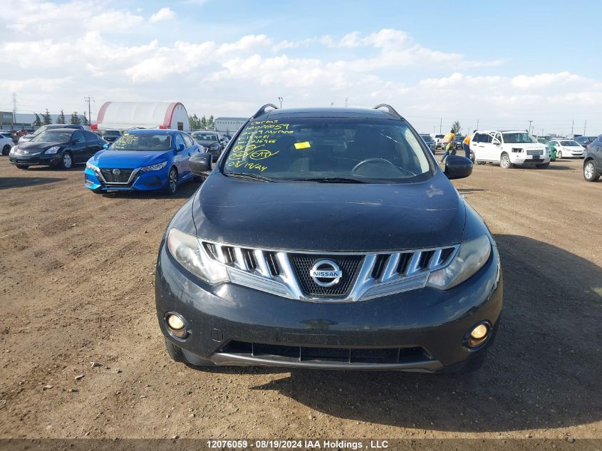 2009 Nissan Murano S/Sl/Le VIN: JN8AZ18WX9W144081 Lot: 12076059