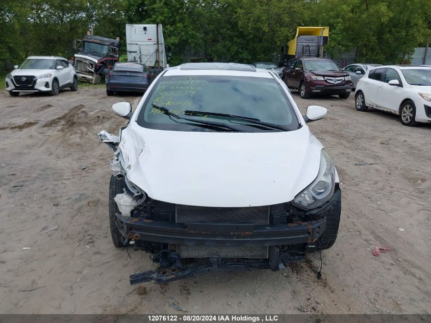 2015 Hyundai Elantra Limited VIN: KMHDH4AH3FU303339 Lot: 12076122