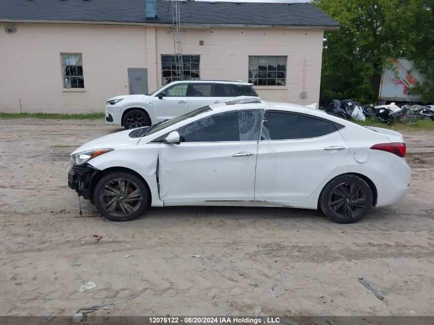 2015 Hyundai Elantra Limited VIN: KMHDH4AH3FU303339 Lot: 12076122