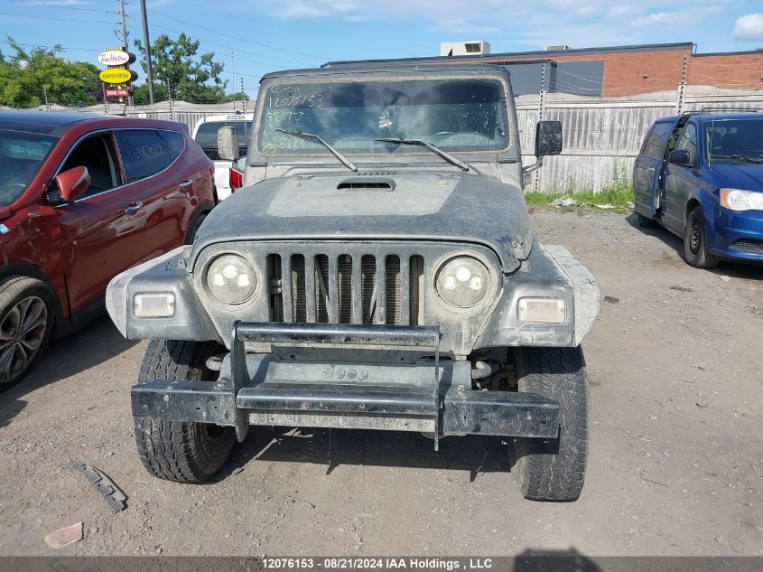 1998 Jeep Tj VIN: 1J4FY19S4WP800789 Lot: 12076153