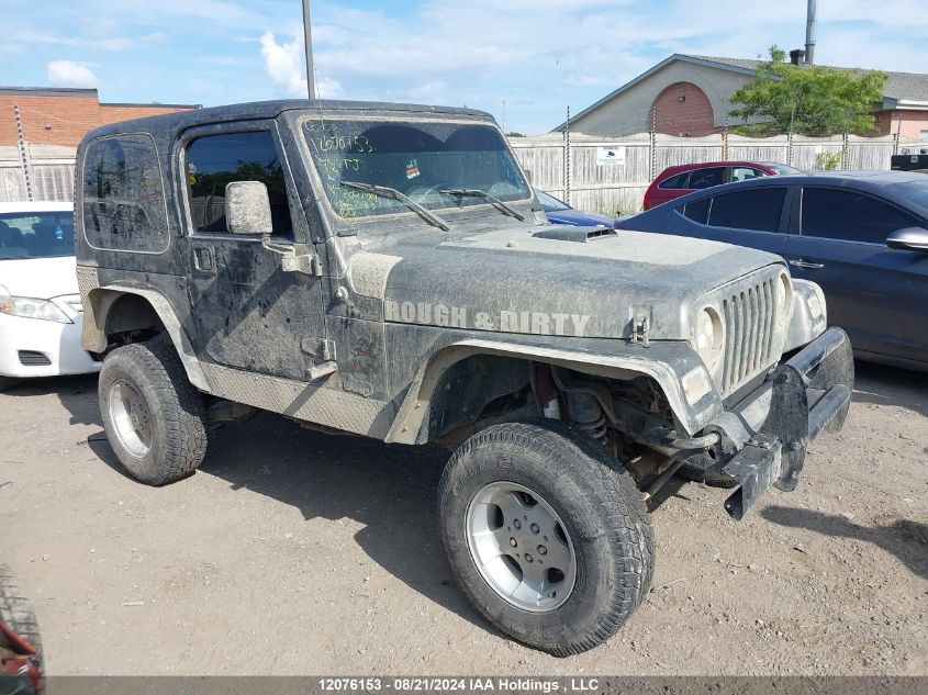 1998 Jeep Tj VIN: 1J4FY19S4WP800789 Lot: 12076153