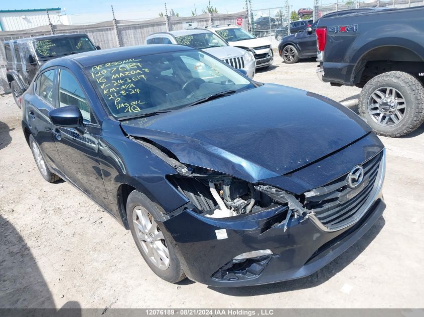 3MZBM1V71GM243619 2016 MAZDA 3 - Image 1