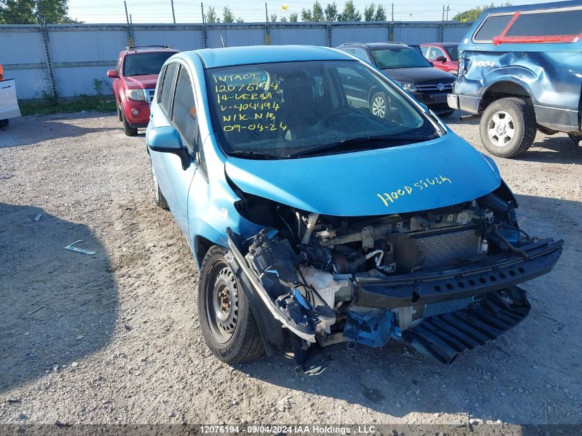 2014 Nissan Versa VIN: 3N1CE2CP9EL404494 Lot: 12076194