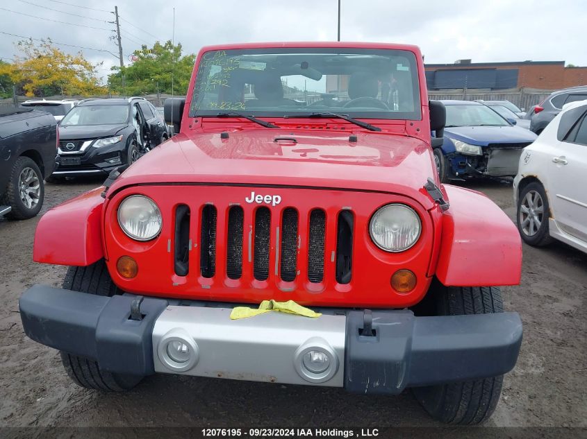 2011 Jeep Wrangler Unlimited Sahara VIN: 1J4BA5H13BL602452 Lot: 12076195