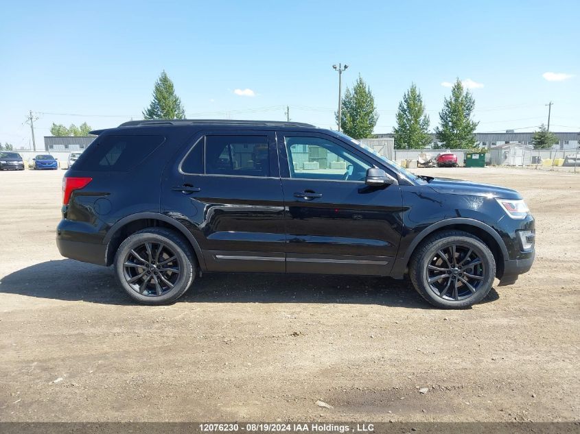 2017 Ford Explorer Xlt VIN: 1FM5K8D81HGD60925 Lot: 12076230