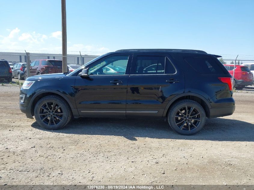 2017 Ford Explorer Xlt VIN: 1FM5K8D81HGD60925 Lot: 12076230