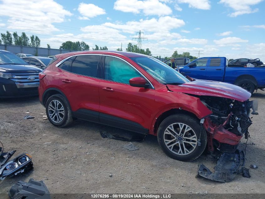 2022 Ford Escape Sel VIN: 1FMCU9H61NUA55356 Lot: 12076295