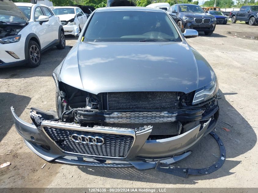 2012 Audi S4 Premium Plus VIN: WAUBGCFL9CA009704 Lot: 12076335