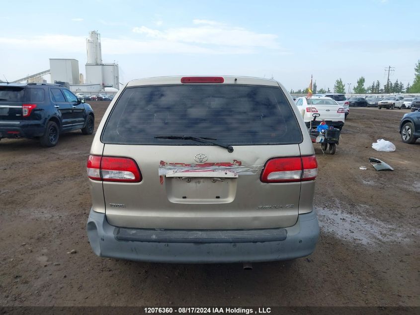 4T3ZF19C71U330496 2001 Toyota Sienna Ce