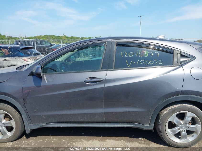 2019 Honda Hr-V VIN: 3CZRU5H39KM100096 Lot: 12076377