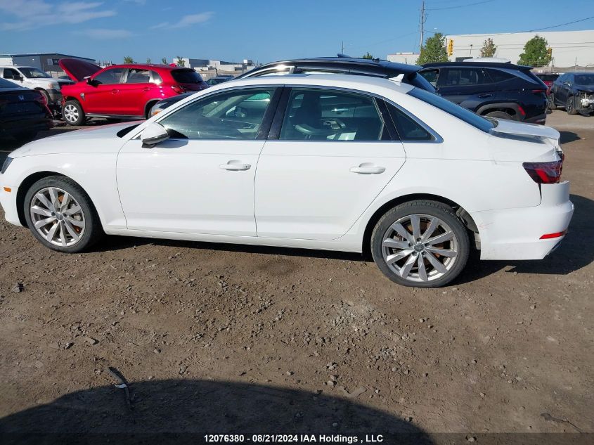 WAUANAF4XKN011354 2019 Audi A4 Sedan