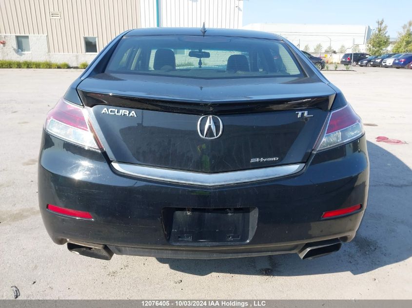 2012 Acura Tl VIN: 19UUA9F78CA802092 Lot: 12076405