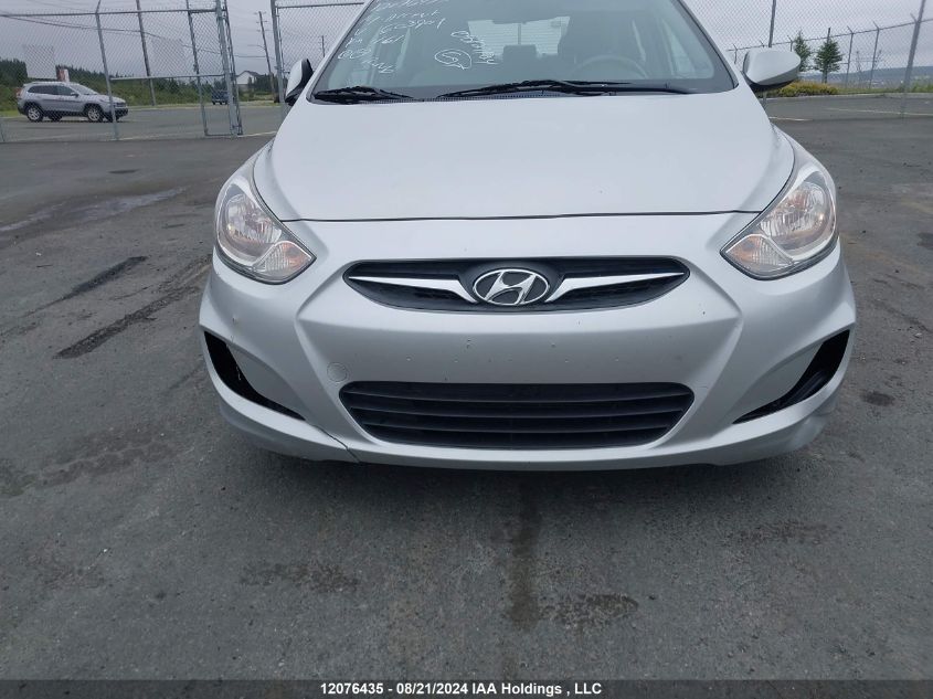 2014 Hyundai Accent Gls/Gs VIN: KMHCT4AE3EU603901 Lot: 12076435