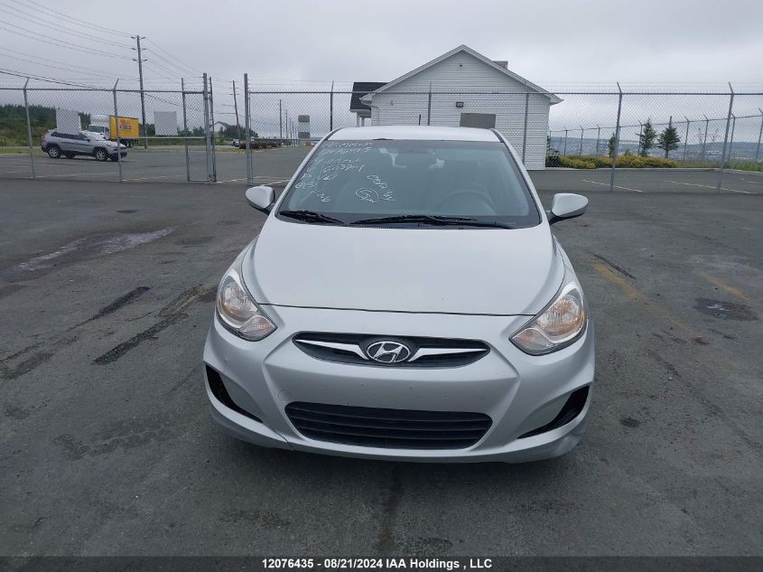 2014 Hyundai Accent Gls/Gs VIN: KMHCT4AE3EU603901 Lot: 12076435