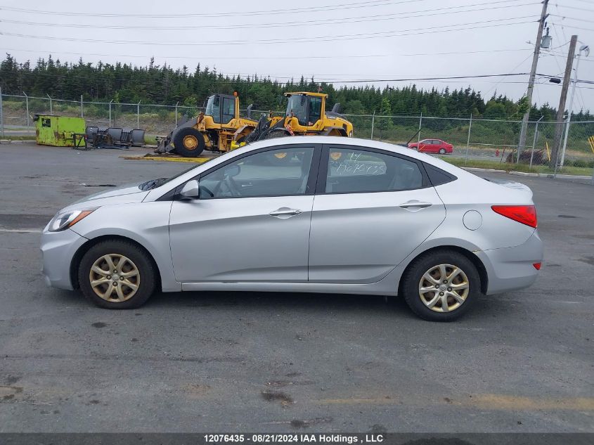 2014 Hyundai Accent Gls/Gs VIN: KMHCT4AE3EU603901 Lot: 12076435