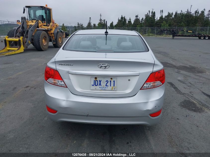 2014 Hyundai Accent Gls/Gs VIN: KMHCT4AE3EU603901 Lot: 12076435