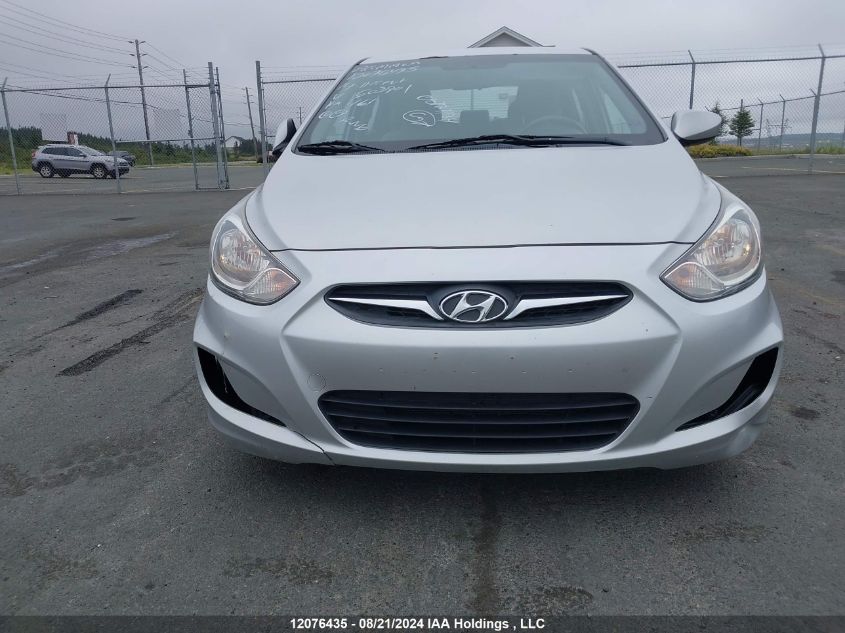 2014 Hyundai Accent Gls/Gs VIN: KMHCT4AE3EU603901 Lot: 12076435